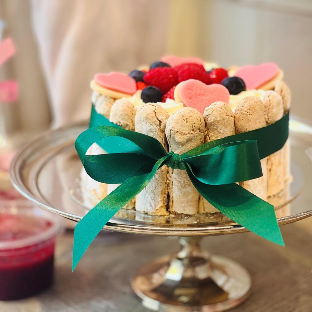Biscuit slagroom rood fruit taart
